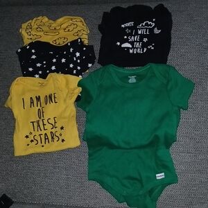 9pcs Gerber Onesies